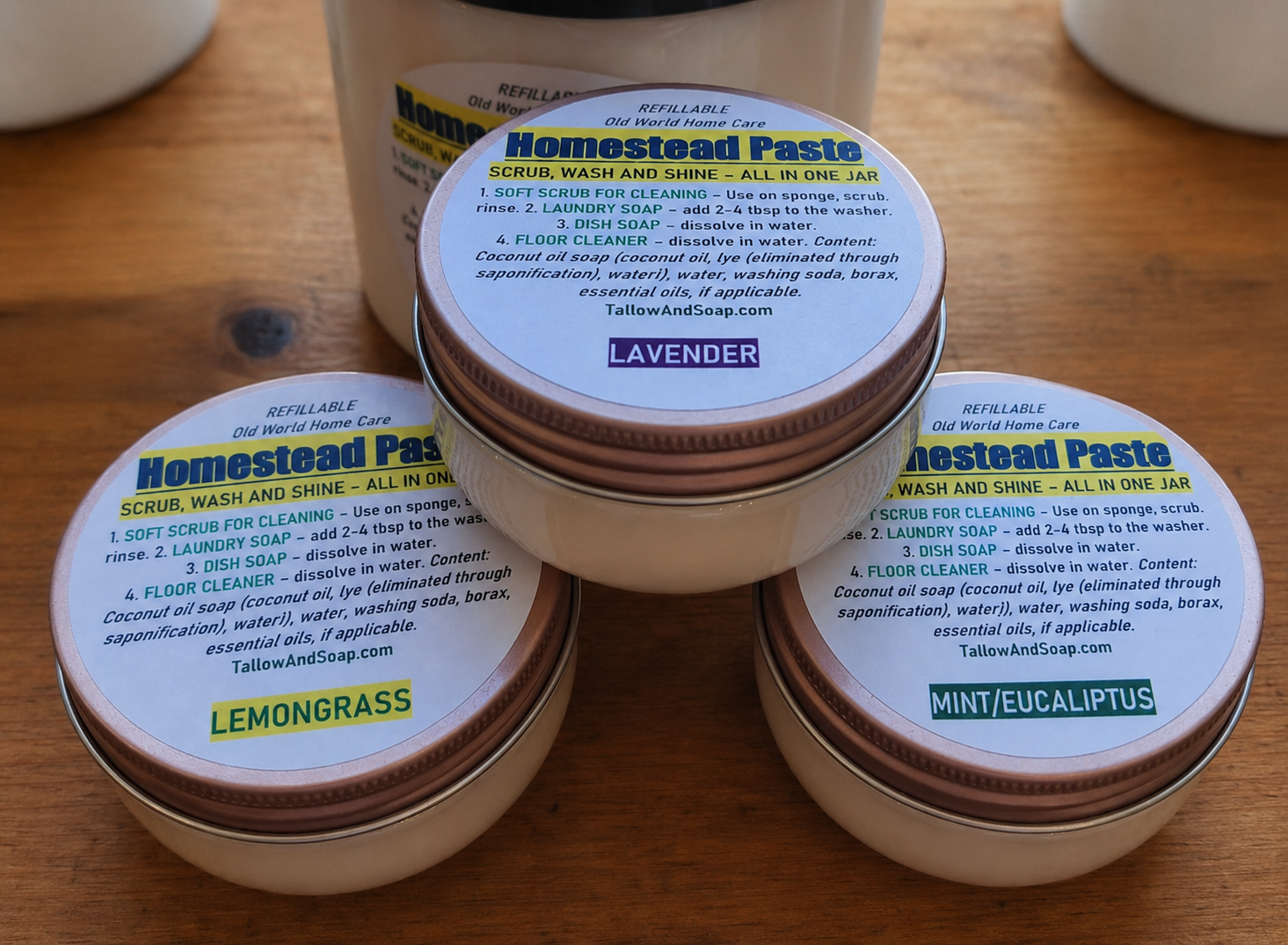 SoapBox by Holistic Home Homestead Cleaning Paste