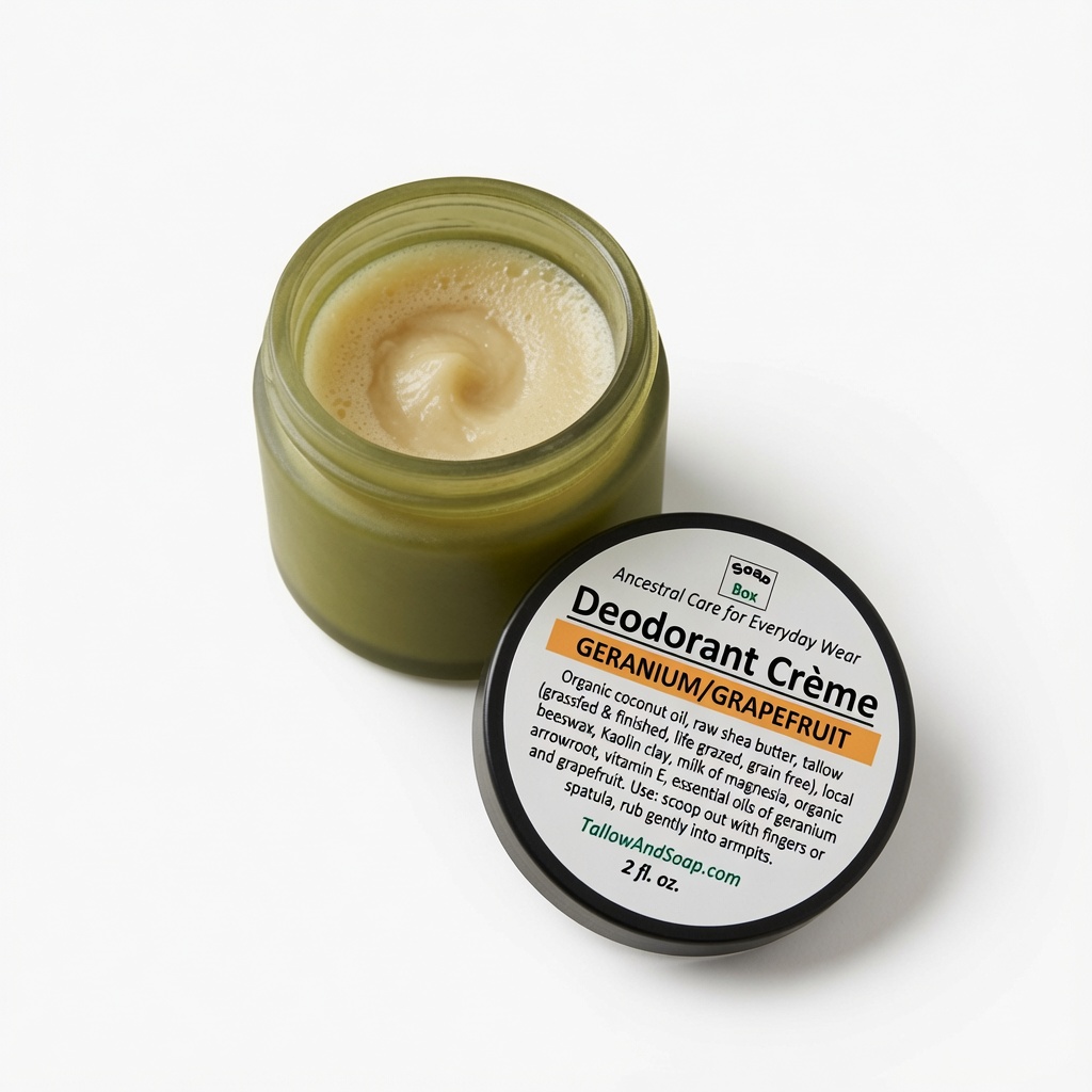 SoapBox by Holistic Home Geranium Grapefruit Deodorant Crème