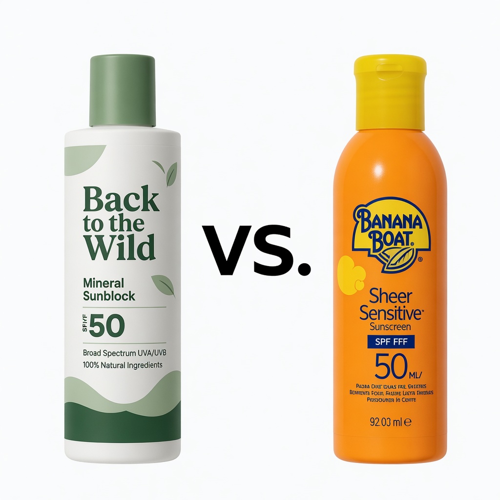 Sunscreen vs sunblock